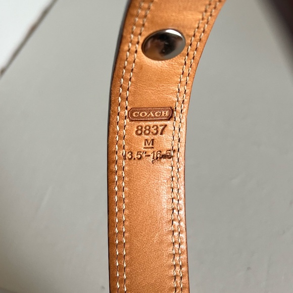 Rare Coach Signature Red Hearts Dog Collar - Medium - Picture 5 of 7